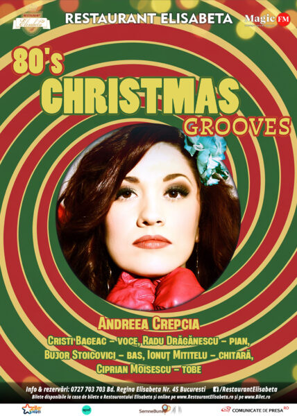 80`s Christmas grooves –<br> Andreea Crepcia & Band